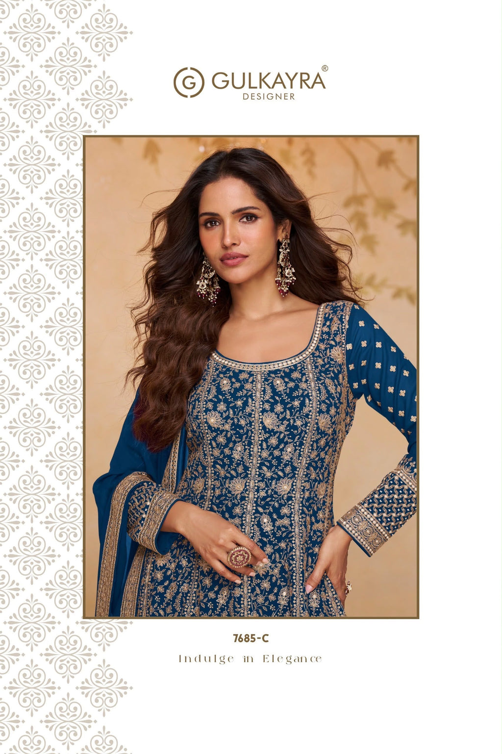 Gulkayra Designer Libaas Embroidered Anarkali Suit – Real Georgette with Dupatta