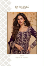 Gulkayra Designer Libaas Embroidered Anarkali Suit – Real Georgette with Dupatta