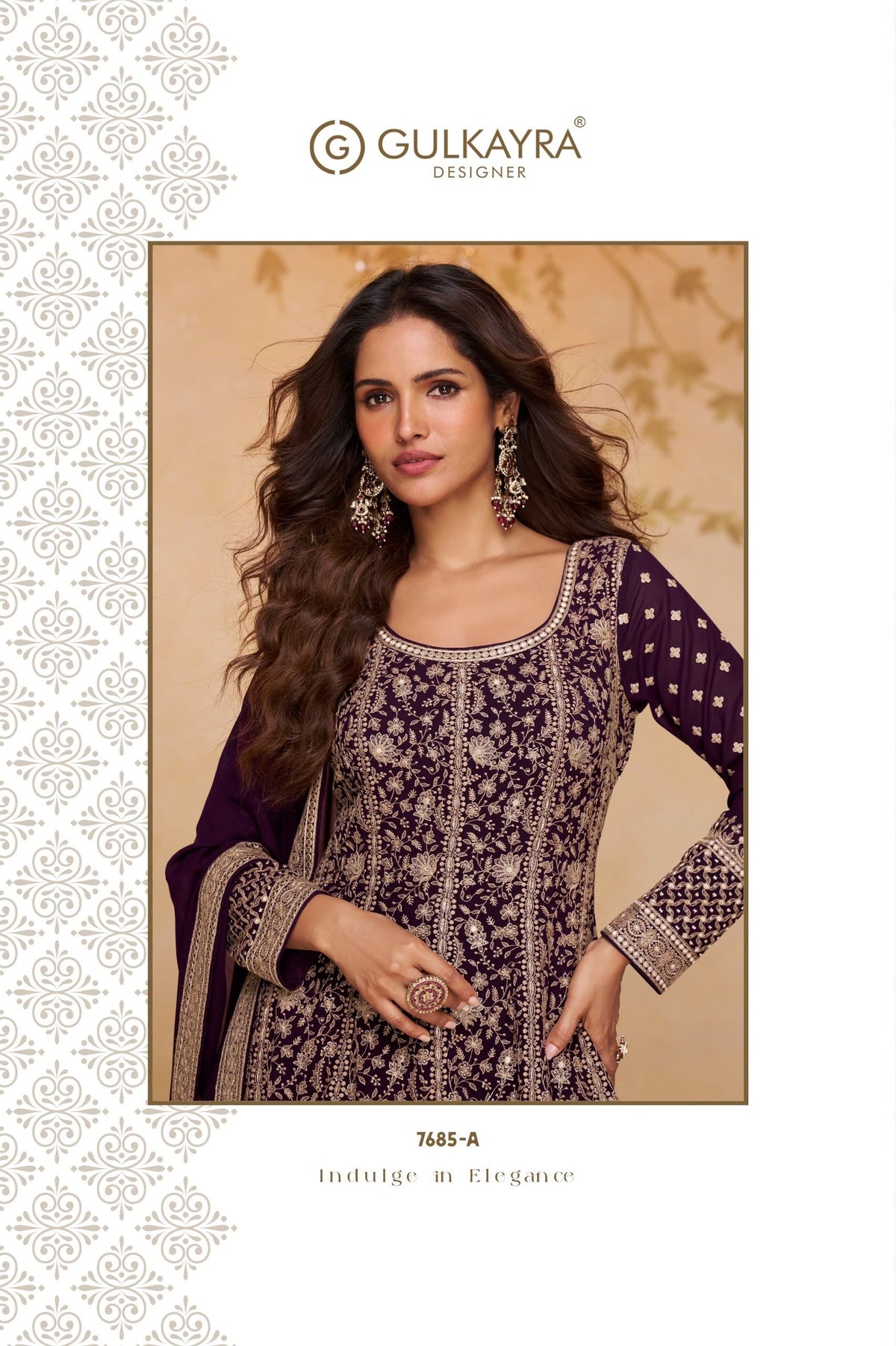 Gulkayra Designer Libaas Embroidered Anarkali Suit – Real Georgette with Dupatta