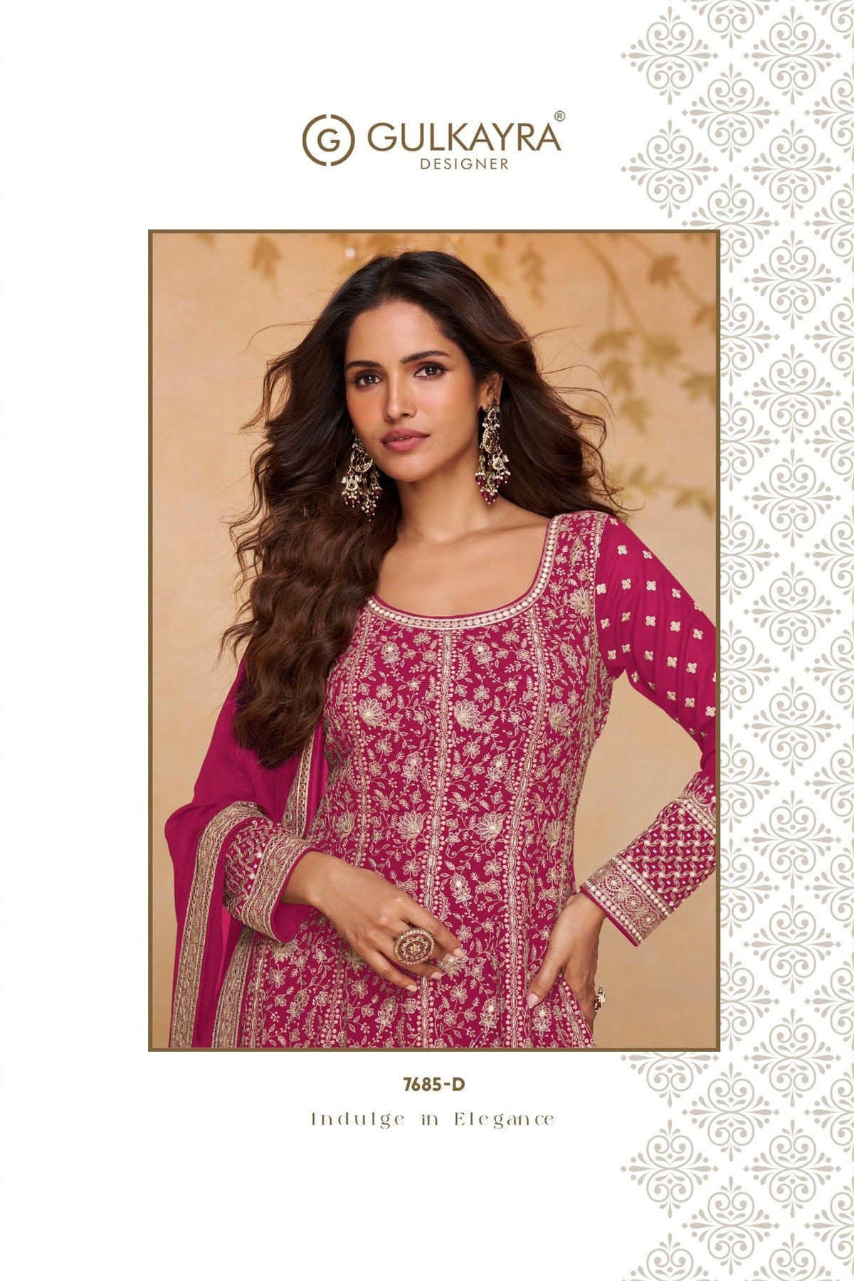 Gulkayra Designer Libaas Embroidered Anarkali Suit – Real Georgette with Dupatta