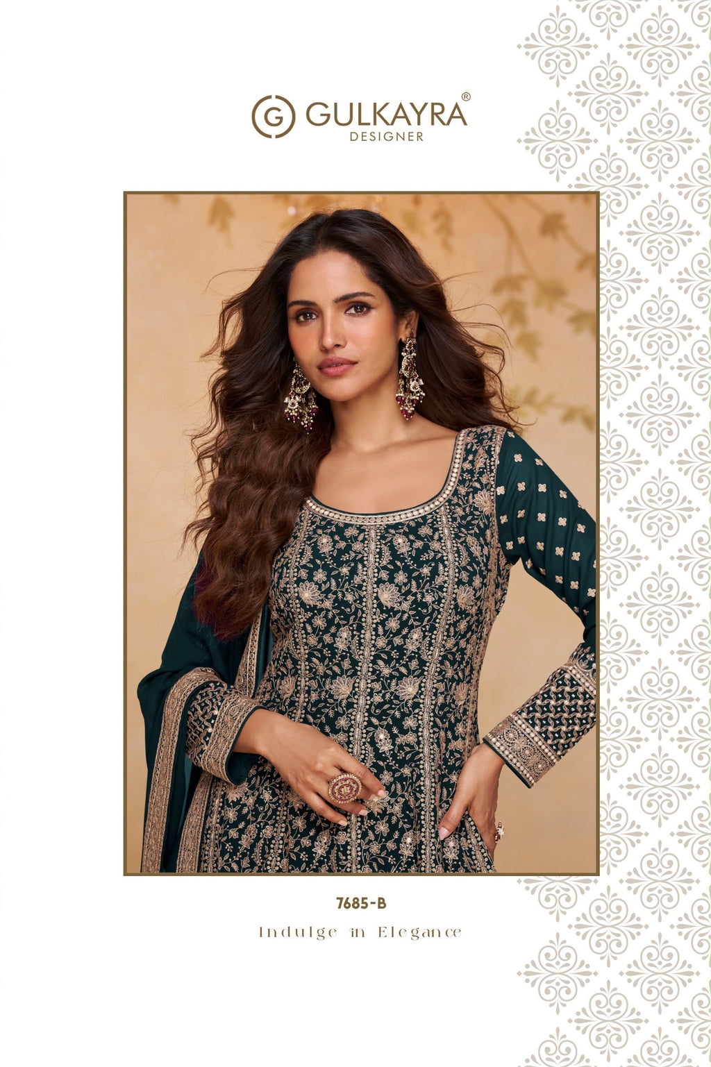 Gulkayra Designer Libaas Embroidered Anarkali Suit – Real Georgette with Dupatta