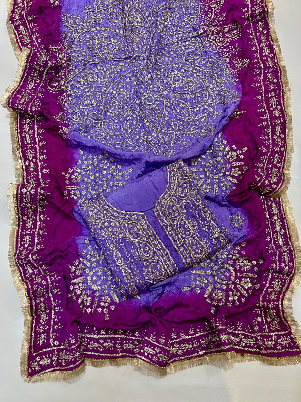 Custom-Stitched Embroidered Wedding,Mehndi and Mayo Dress