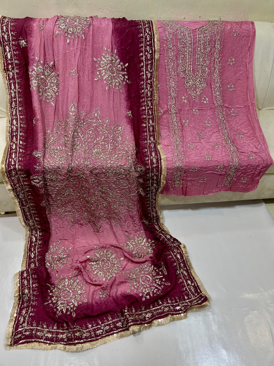Custom-Stitched Embroidered Wedding,Mehndi and Mayo Dresses