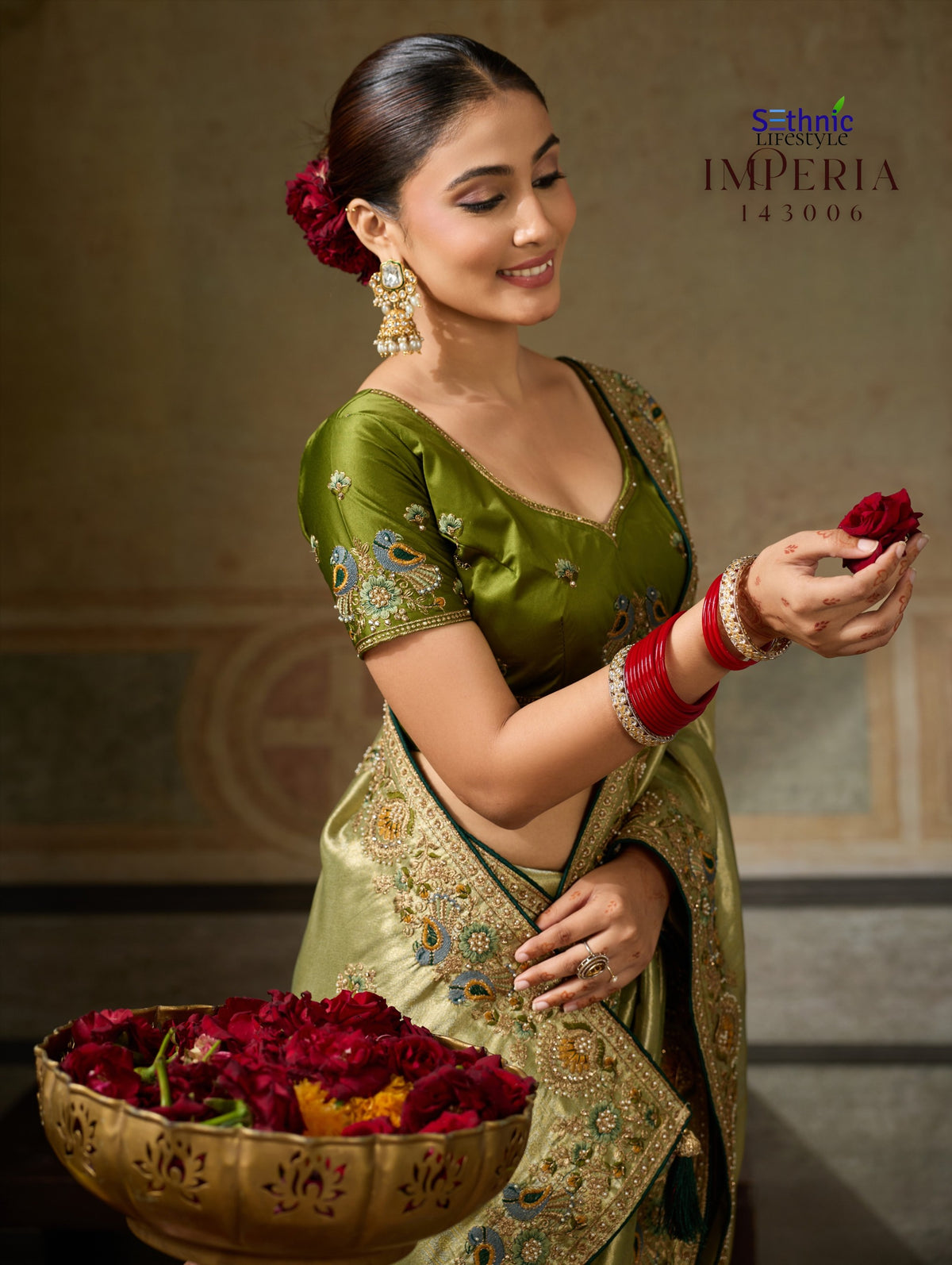Imperia Reign 143005 - Pink Saree Portrait