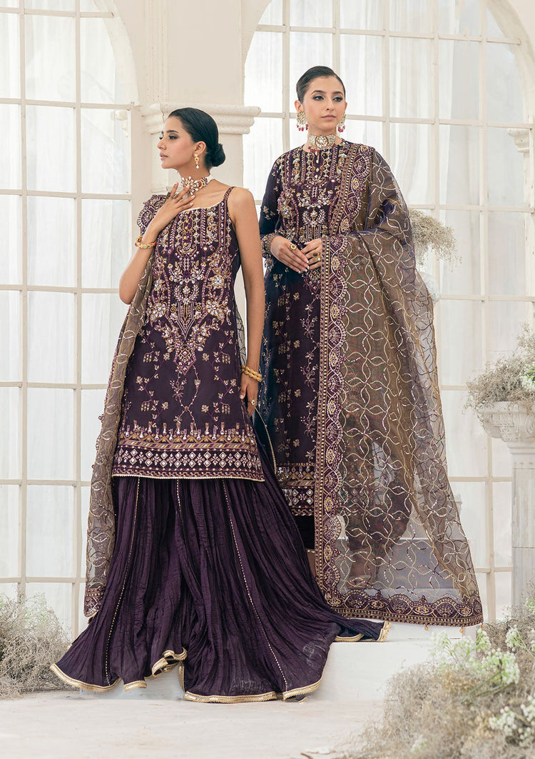 AKI 37 Organza Pakistani Wedding Dress - full outfit view