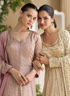 Parampara by Sayuri Gown and Dupatta Set - full outfit view
