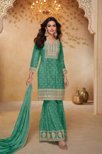Gulkayra Designer Zeeya Sharara Suit