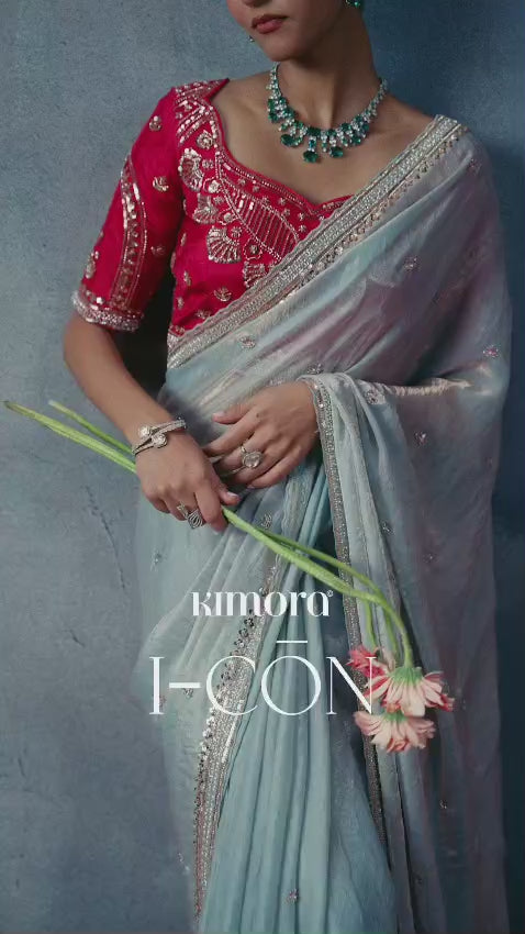 Designer Indian Saree product video | Desi Clothing USA