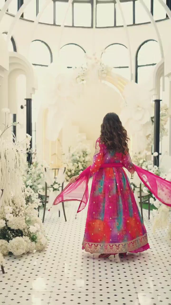Duppta- pure Net product video | Desi Clothing USA