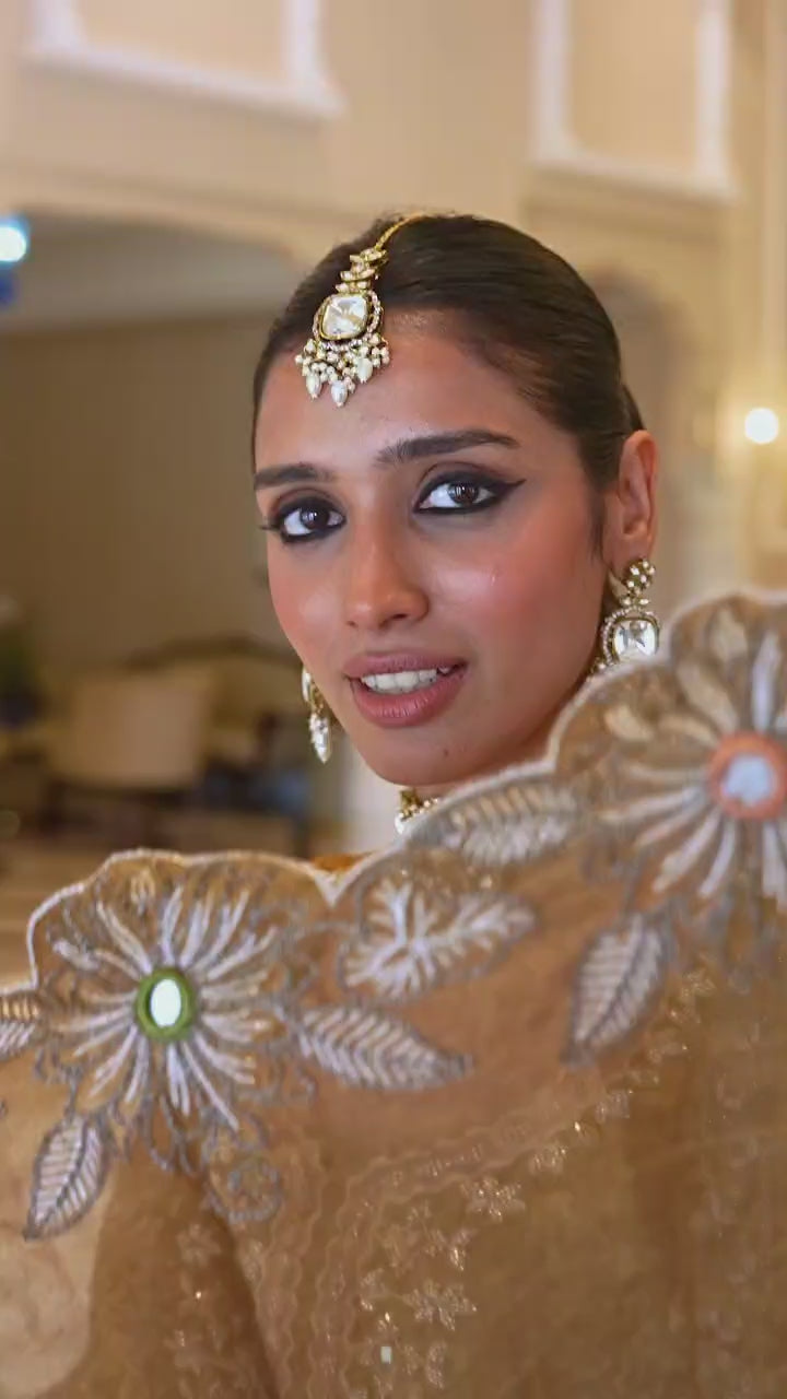 DN 50135 crush satin product video | Desi Clothing USA