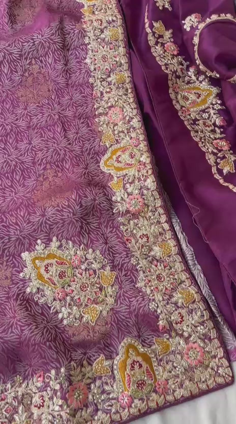 Designer Indian Saree product video | Desi Clothing USA