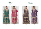 Chinnon Salwar Kameez Set - product view 12 | Desi Clothing USA