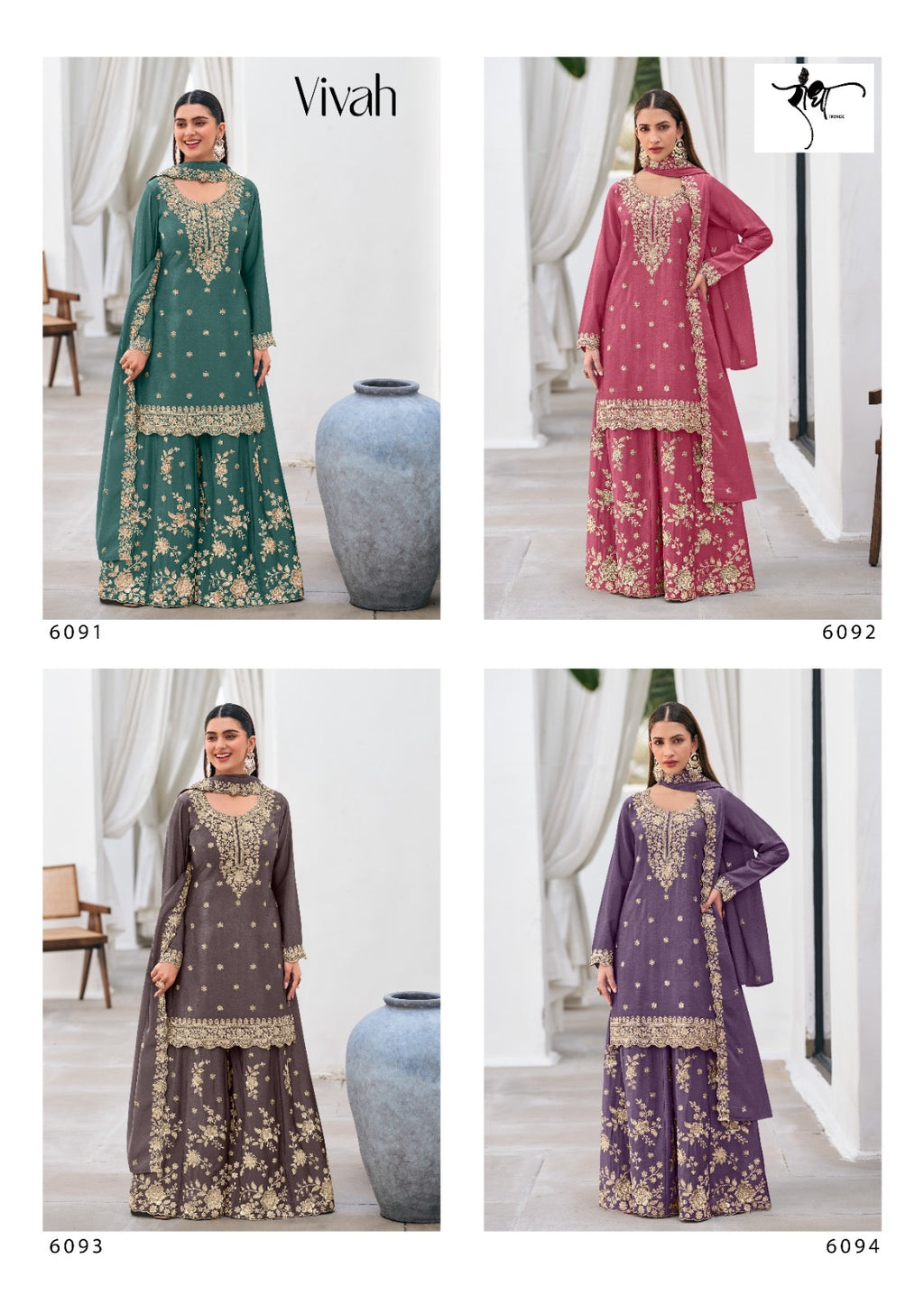 Chinnon Salwar Kameez Set - product view 13 | Desi Clothing USA