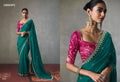 Designer Indian Saree - front view | Desi Clothing USA