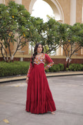 🏻 Navratri Gown Collections-2026 - front view | Desi Clothing USA