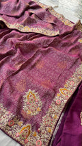Designer Indian Saree - front view | Desi Clothing USA