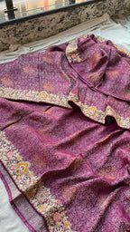 Designer Indian Saree - fabric and embroidery detail | Desi Clothing USA