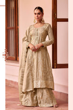 _Gulkayra Designer_ - fabric and embroidery detail | Desi Clothing USA