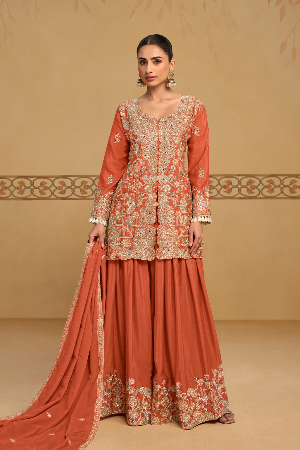 _Gulkayra Designer_ - full-length view | Desi Clothing USA