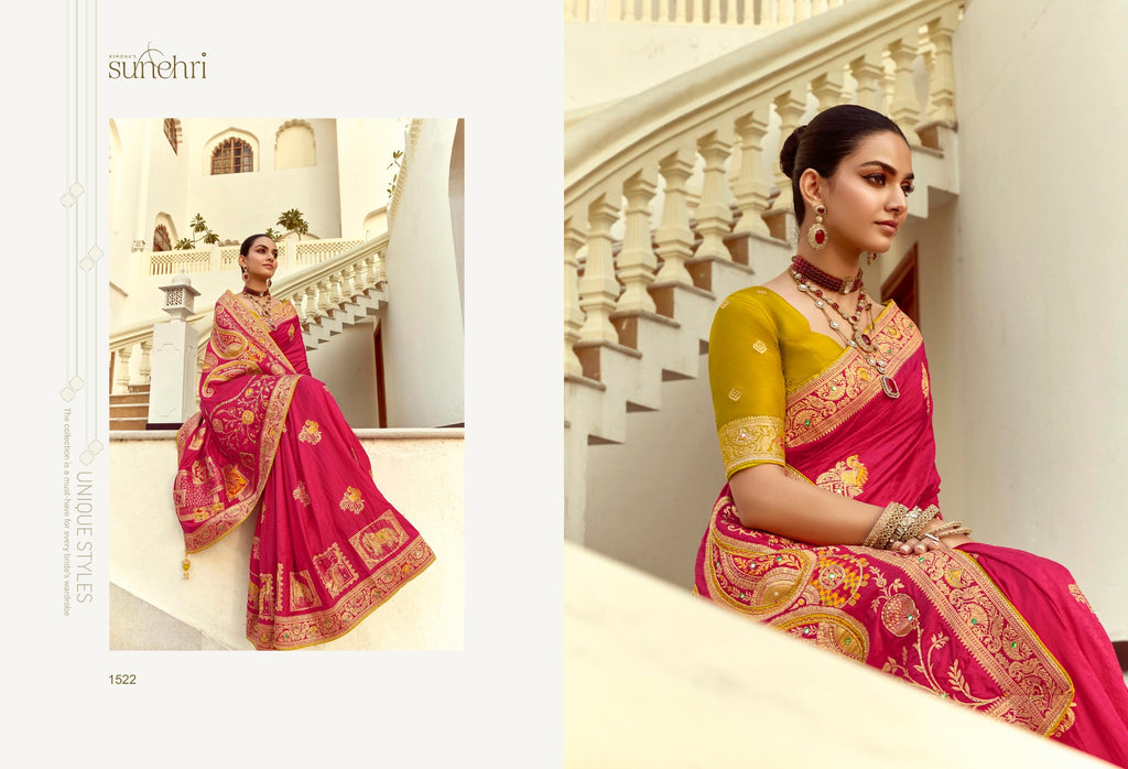 Designer Indian Saree - full-length view | Desi Clothing USA