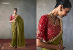 Designer Indian Saree - full-length view | Desi Clothing USA