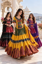 Stitched Dress Set - full-length view | Desi Clothing USA