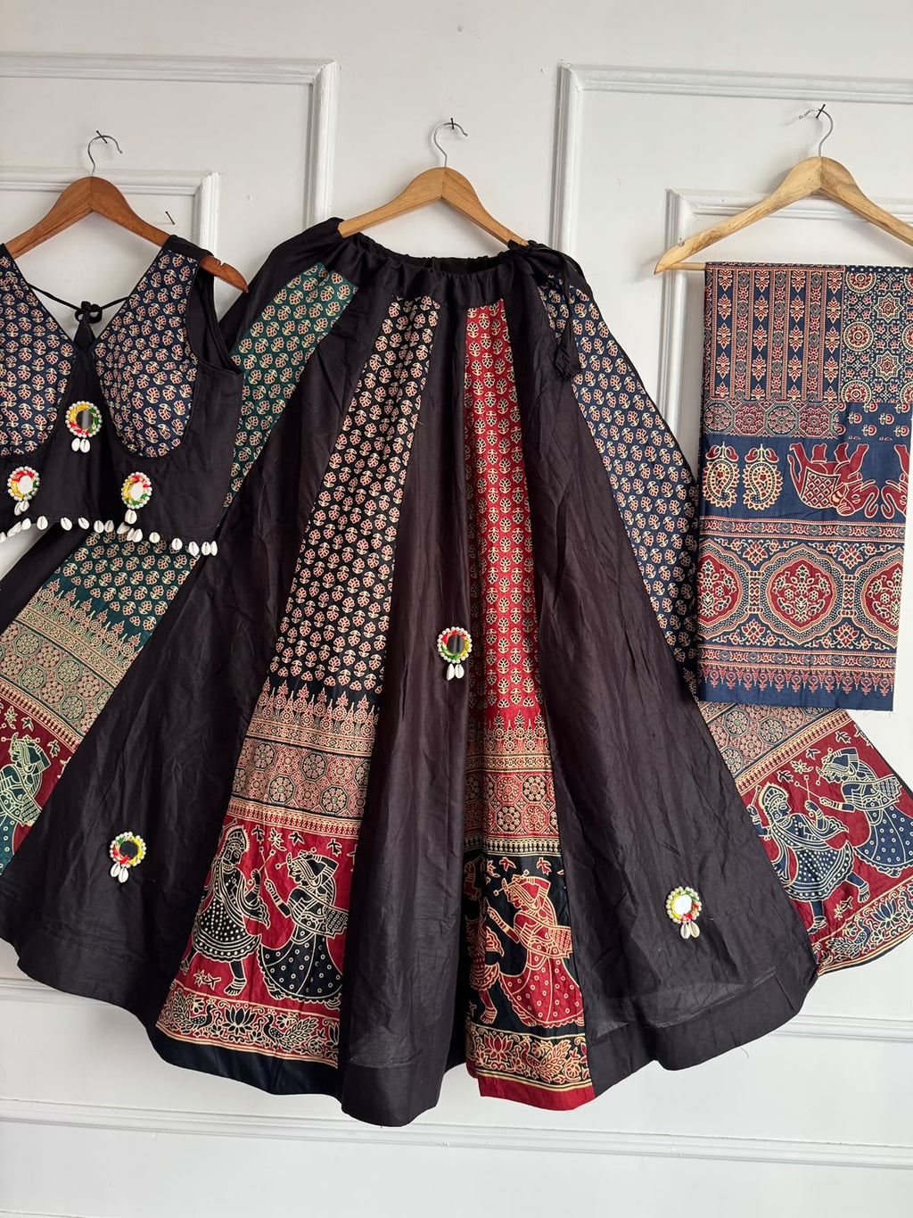 Embroidered Lehenga Choli - full-length view | Desi Clothing USA