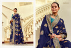 Designer Indian Saree - back view | Desi Clothing USA