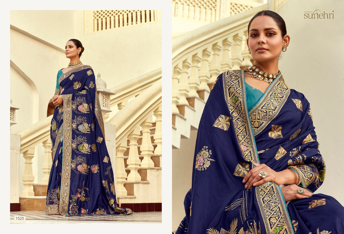 Designer Indian Saree - back view | Desi Clothing USA