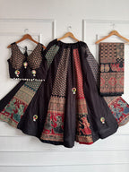 Embroidered Lehenga Choli - back view | Desi Clothing USA