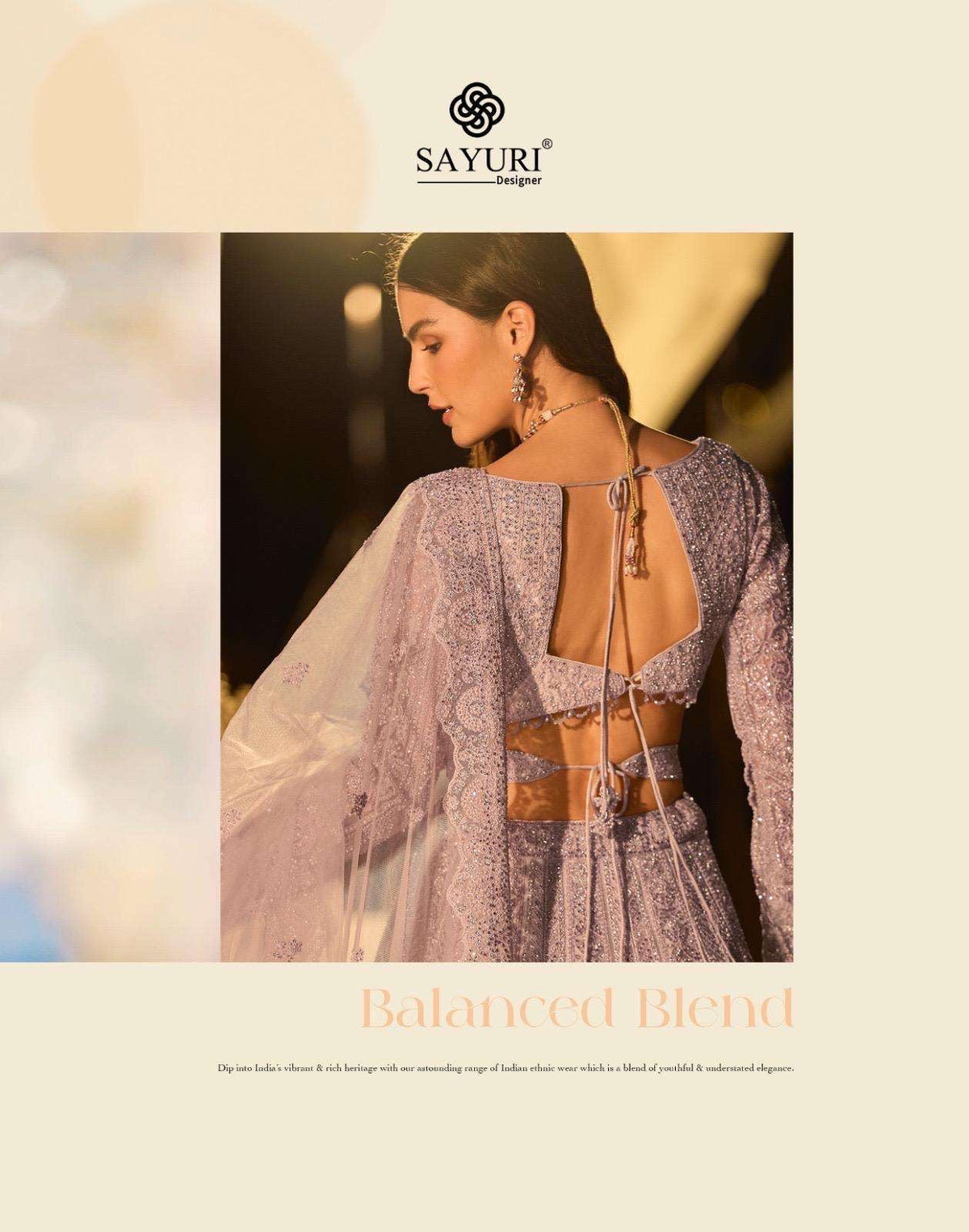 SAYURI DESIGNER - full-length view | Desi Clothing USA