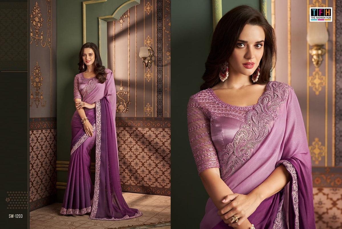 Stitched Dress Set - full-length view | Desi Clothing USA