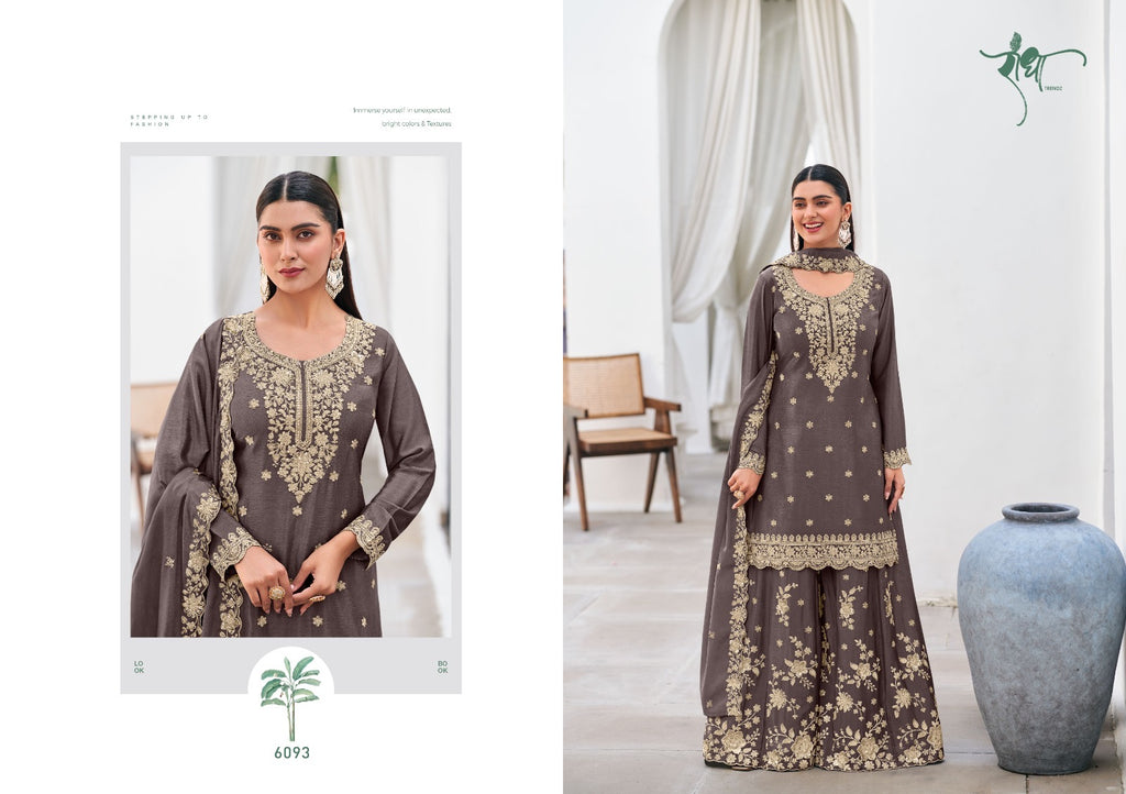 Chinnon Salwar Kameez Set - back view | Desi Clothing USA