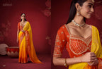 Designer Indian Saree - full-length view | Desi Clothing USA