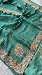 Designer Indian Saree - product view 6 | Desi Clothing USA
