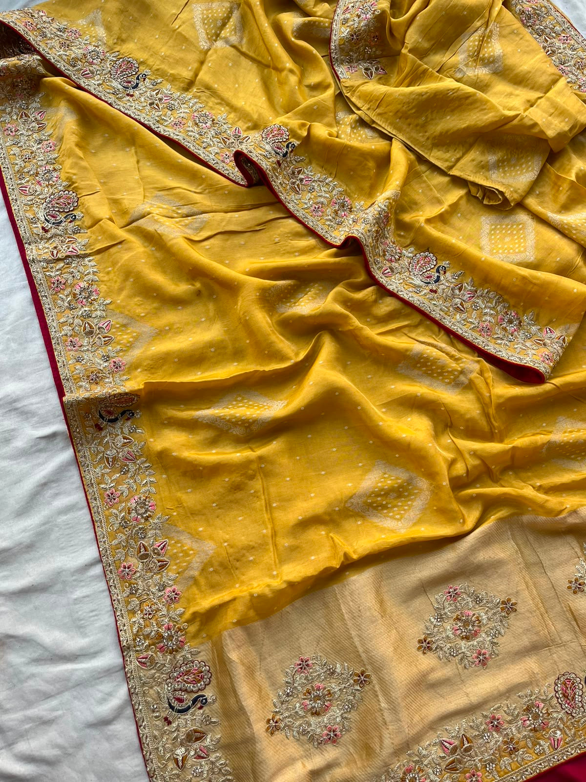 Designer Indian Saree - product view 6 | Desi Clothing USA