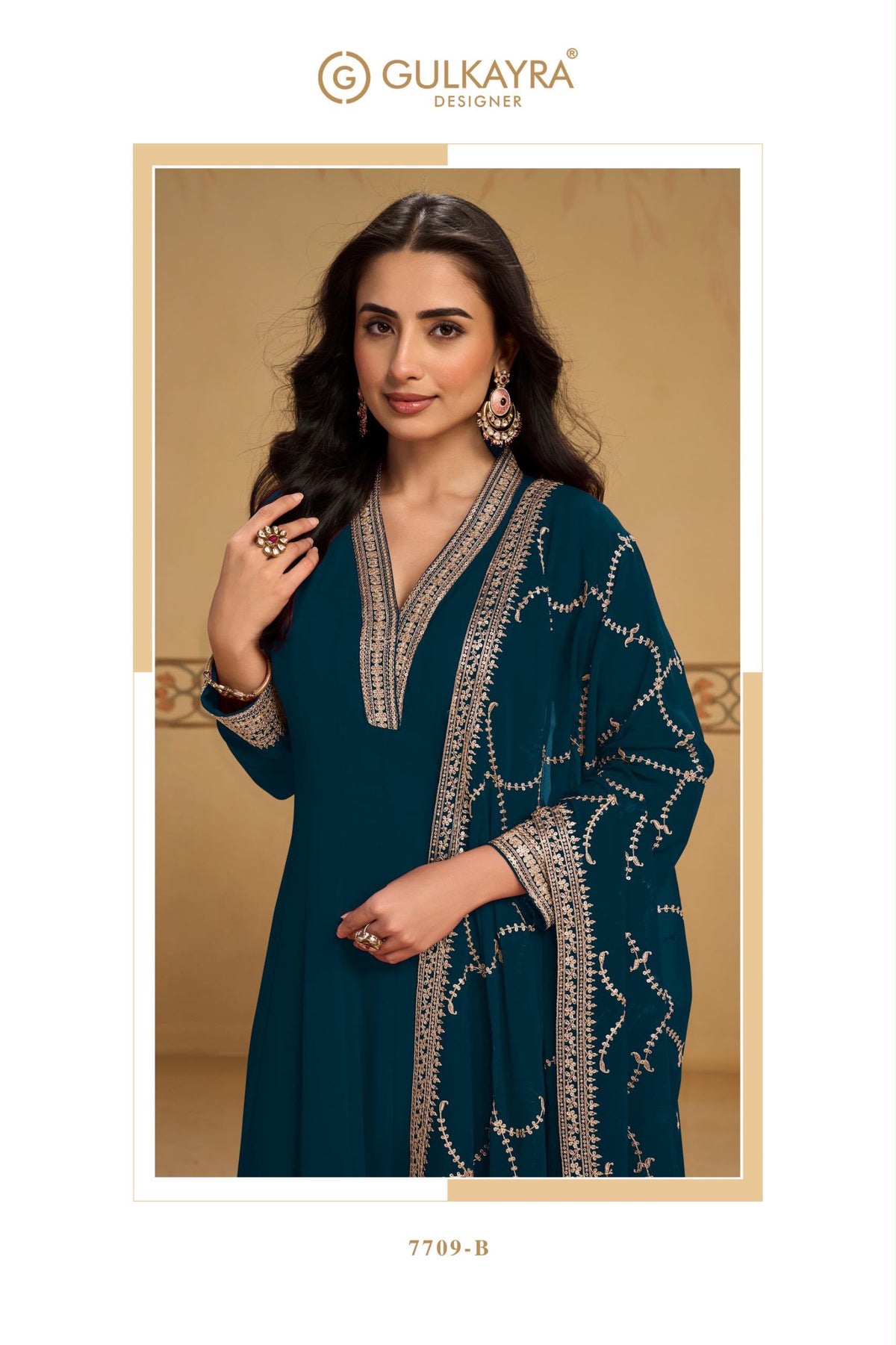 _Gulkayra Designer_ - full-length view | Desi Clothing USA