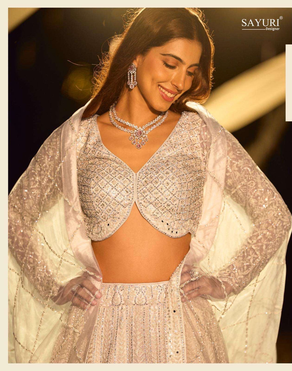SAYURI DESIGNER - back view | Desi Clothing USA