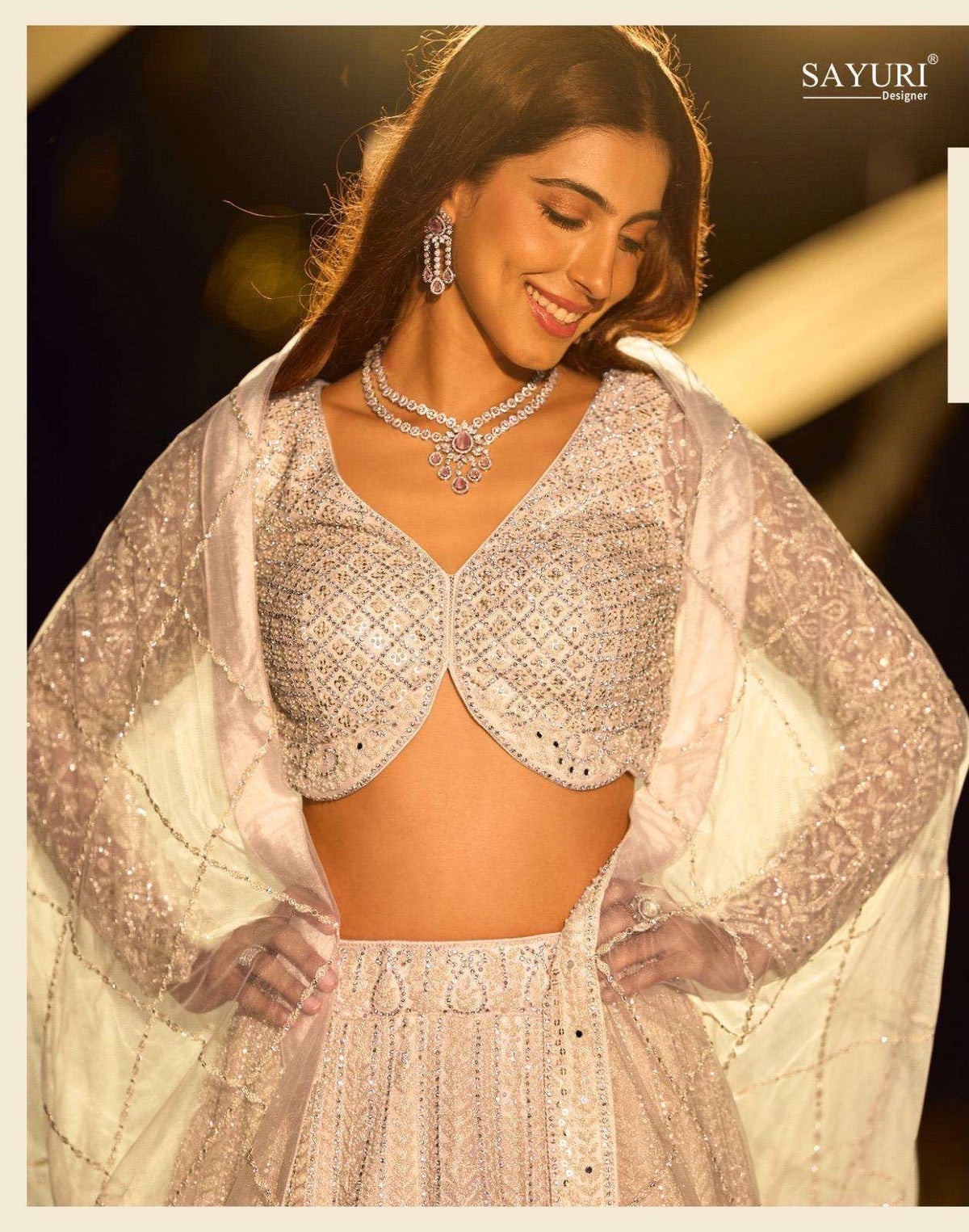 SAYURI DESIGNER - back view | Desi Clothing USA