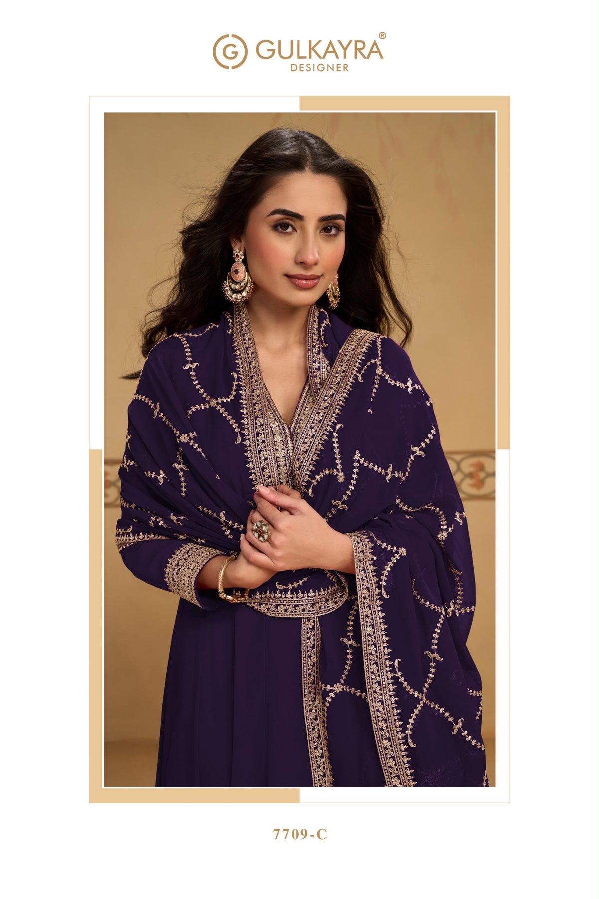 _Gulkayra Designer_ - back view | Desi Clothing USA
