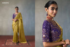 Designer Indian Saree - product view 7 | Desi Clothing USA