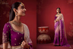 Designer Indian Saree - product view 7 | Desi Clothing USA