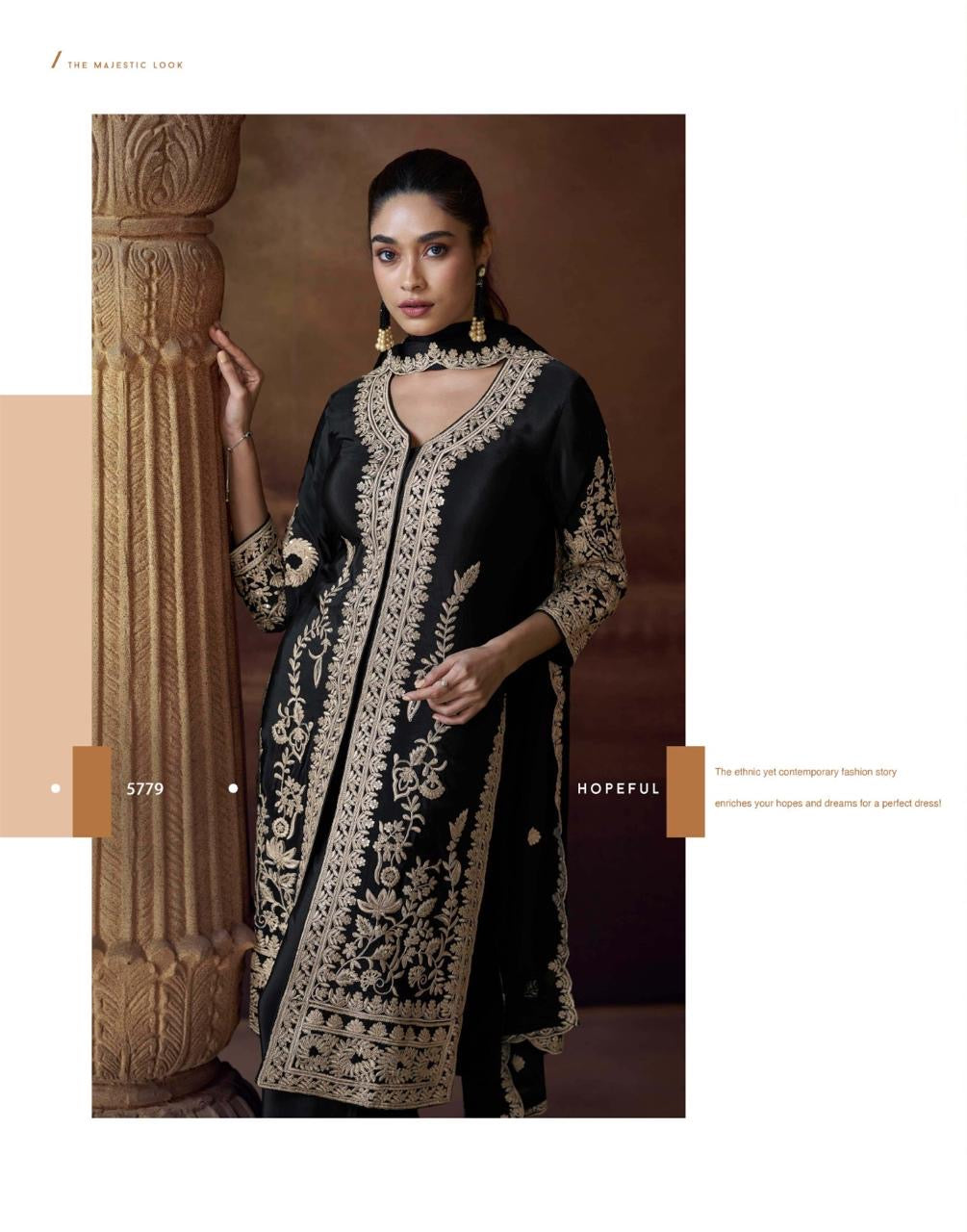 Chinnon Salwar Kameez Set - product view 7 | Desi Clothing USA