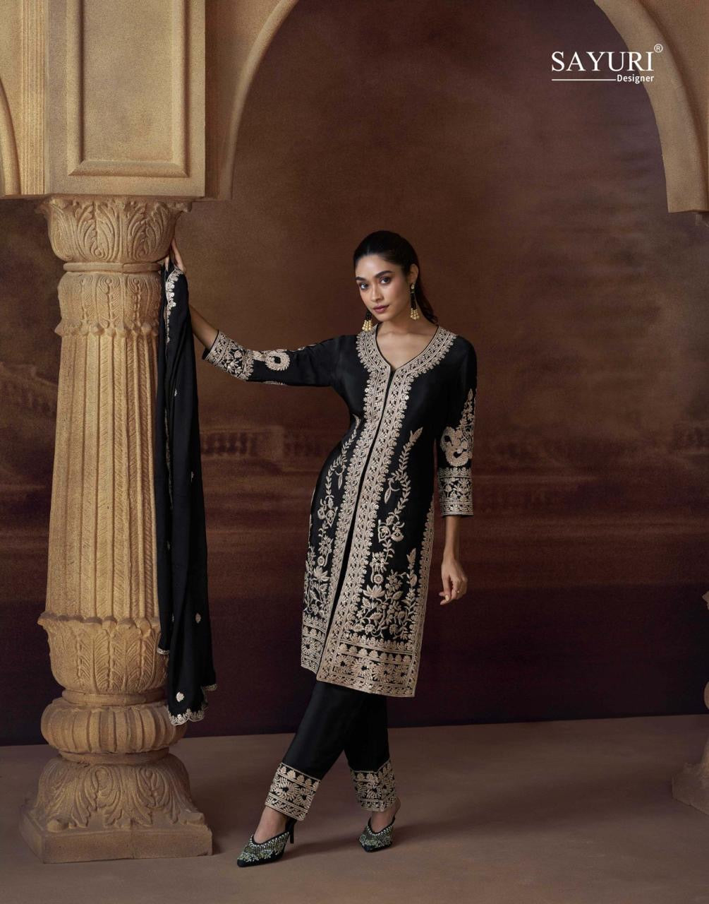 Chinnon Salwar Kameez Set - product view 8 | Desi Clothing USA