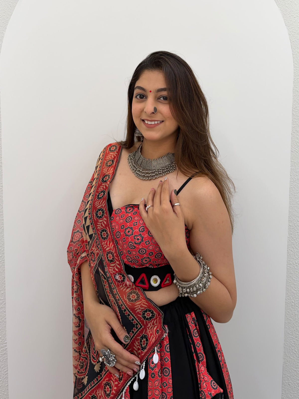 Embroidered Lehenga Choli - product view 8 | Desi Clothing USA