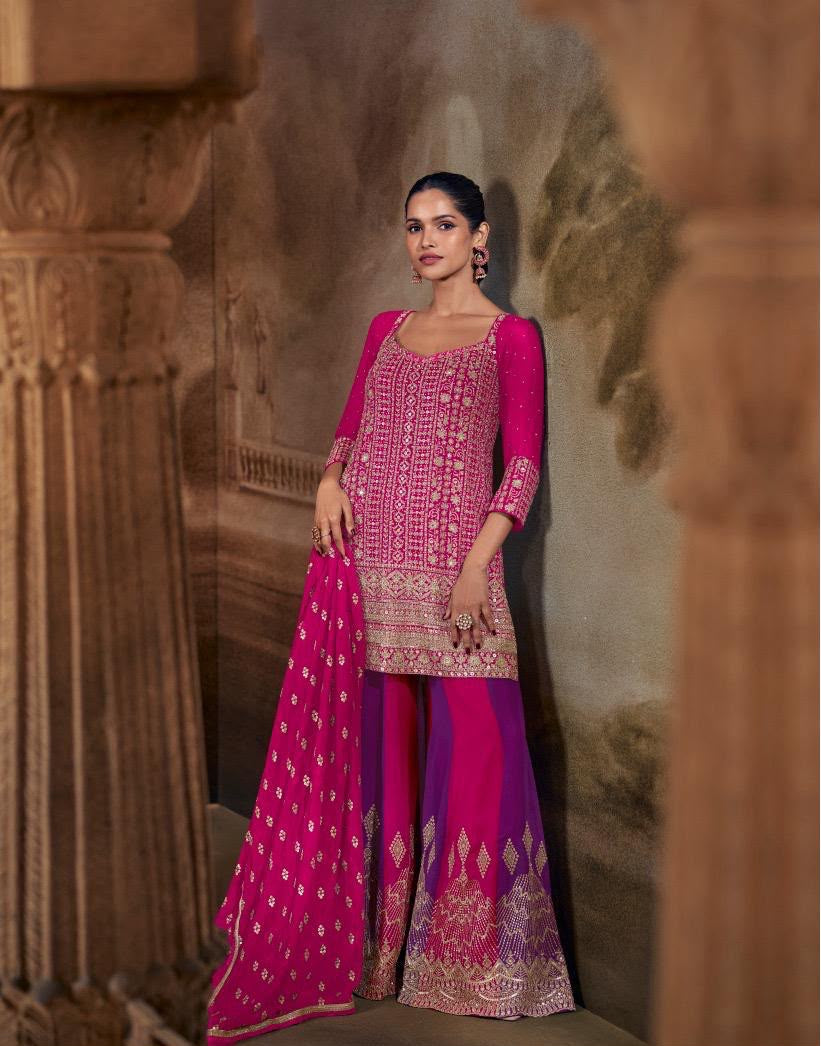 Stitched Dress Set - product view 7 | Desi Clothing USA