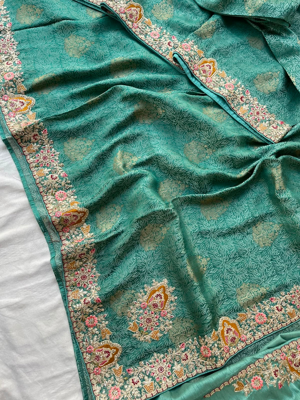 Designer Indian Saree - product view 9 | Desi Clothing USA