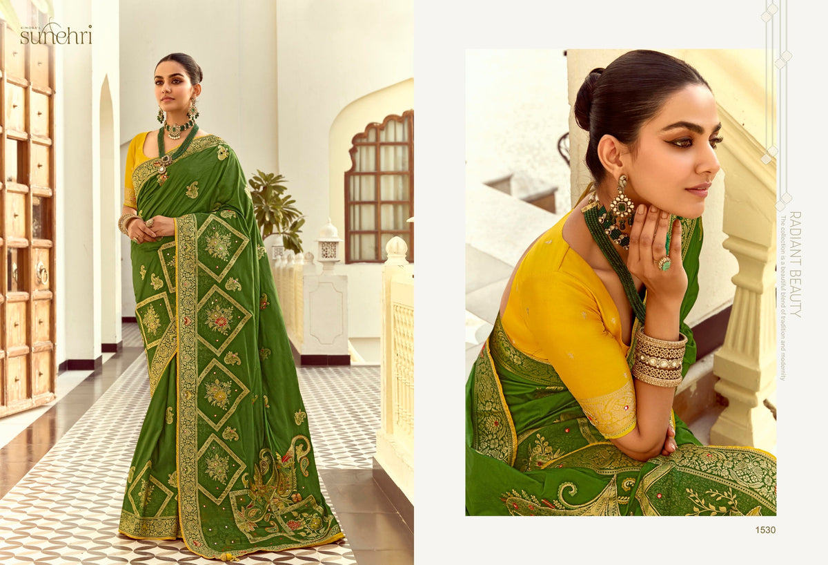 Designer Indian Saree - product view 10 | Desi Clothing USA