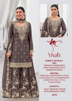Chinnon Salwar Kameez Set - product view 10 | Desi Clothing USA