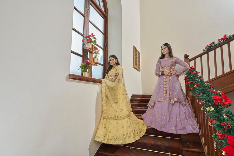 Shringaar Lehenga Art Silk Embroidery - full outfit view